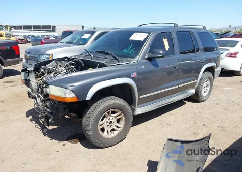 2002 Dodge Durango Slt Plus from USA, damaged, VIN 1B4HS58N32F200605